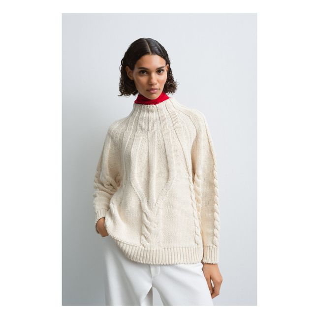 Pullover Cable | Natur