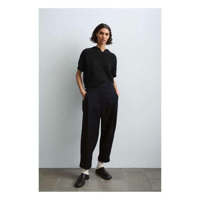 Jersey de manga corta | Negro