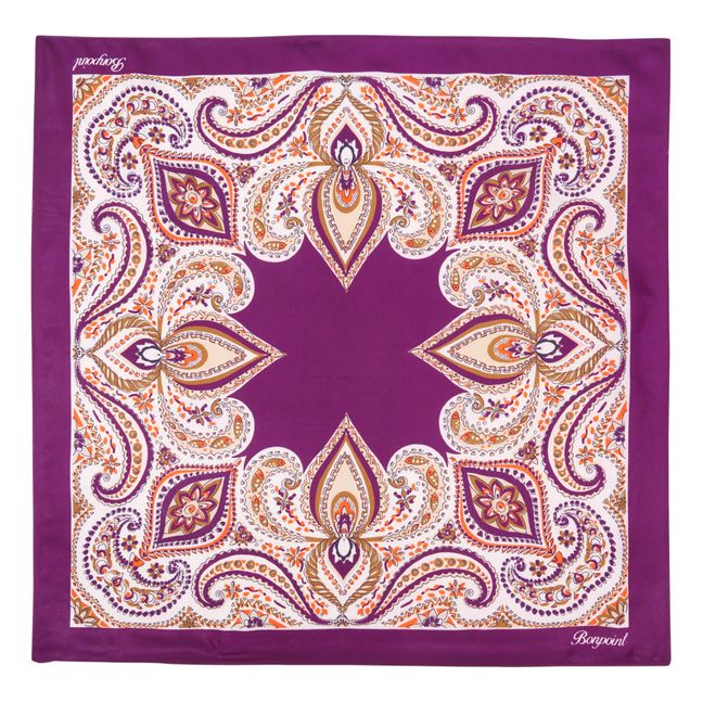 Act Silk Scarf | Marled violet