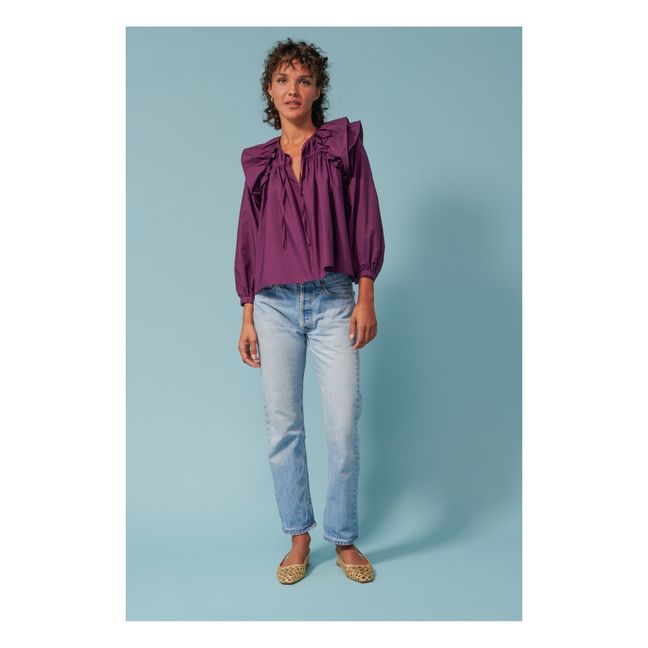 Bali Cotton Poplin Blouse | Violeta
