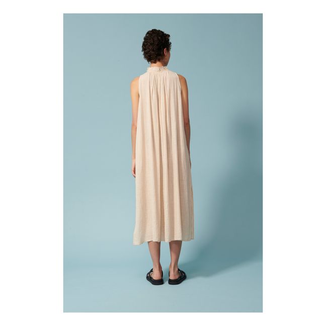 Robe Denize Crêpe Bubble | Sable