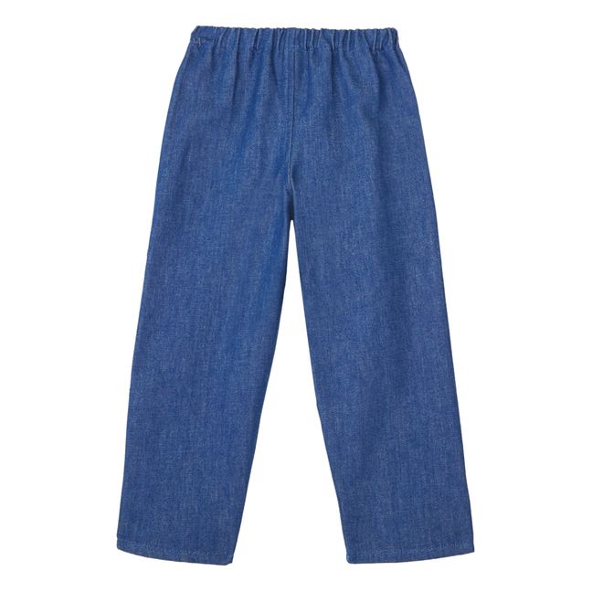 Pantalon en Denim Coton Bio | Bleu