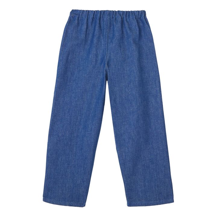 Pantaloni in denim di cotone organico | Blu- Immagine del prodotto n°0
