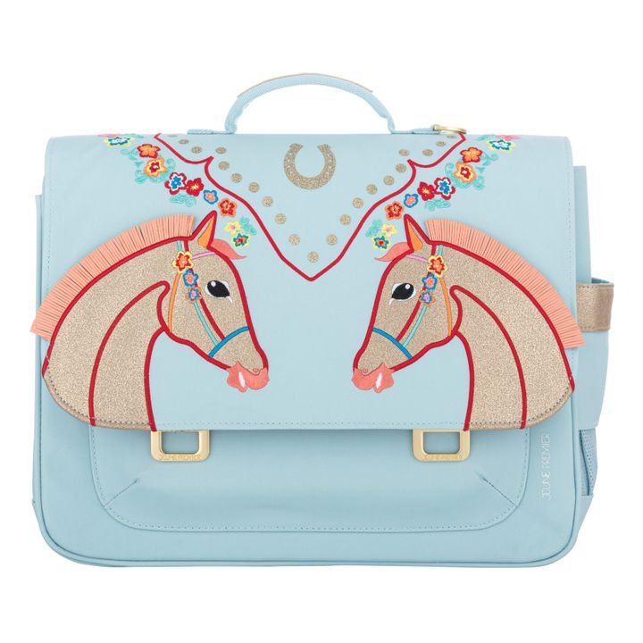 Jeune Premier Cavalerie Floral Midi Satchel Light blue Smallable