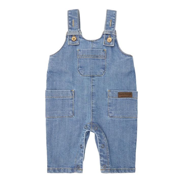 Tocoto Vintage - Baby Denim Overalls - Denim blue | Smallable