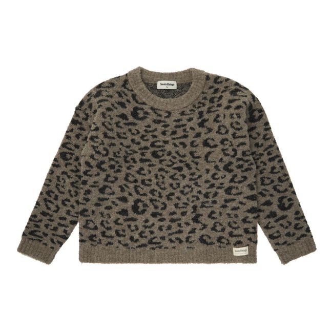 Pullover Leopard | Braun