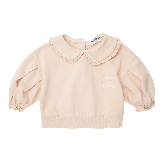 Organic Cotton Babydoll Sweatshirt | Rosa Palo