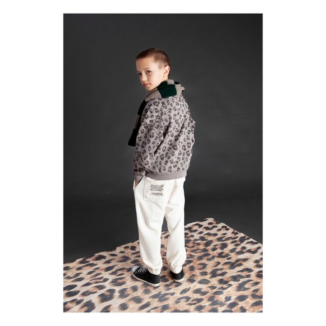 Sweat Coton Bio LÃ©opard | Gris