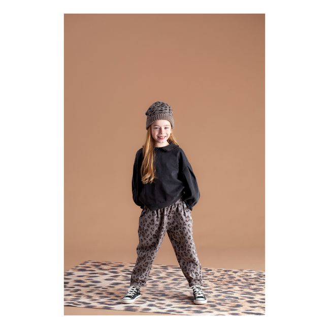 Bonnet Léopard | Marron