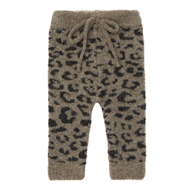 Legging Maille LÃ©opard | Marron
