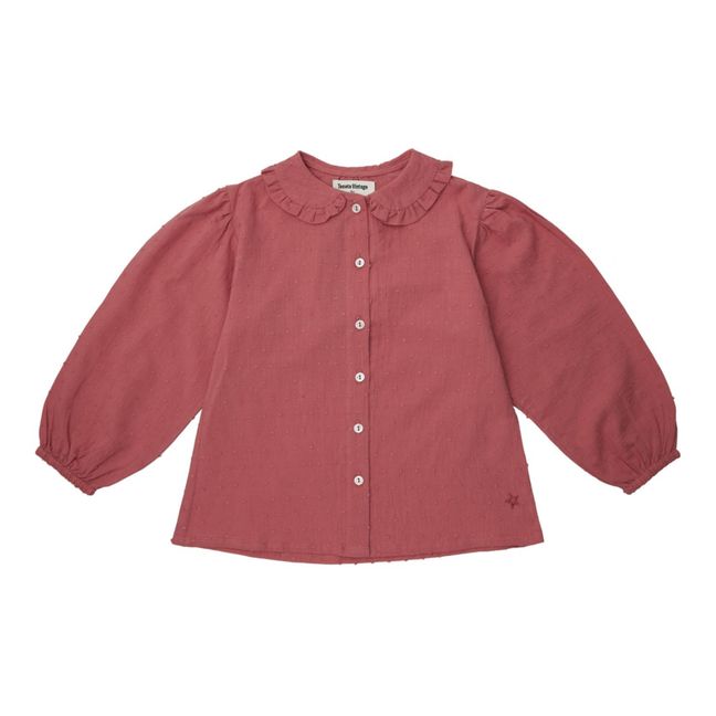 Bluse Plumetis | Rosa
