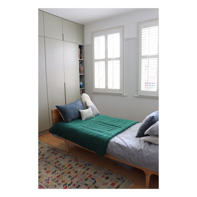 Couverture matelassée en coton | Verde bosque