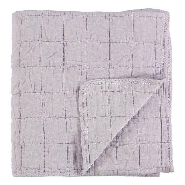 Quilted Cotton Blanket | Lilac
