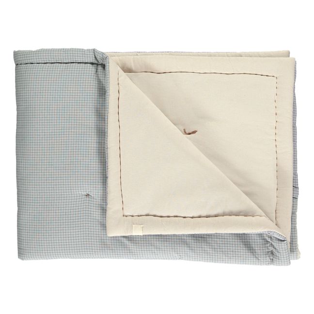 Couverture Blue Check | Bleu