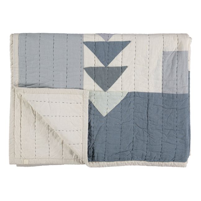 Coperta patchwork | Blu