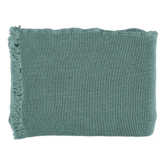 Couverture waffle | Vert