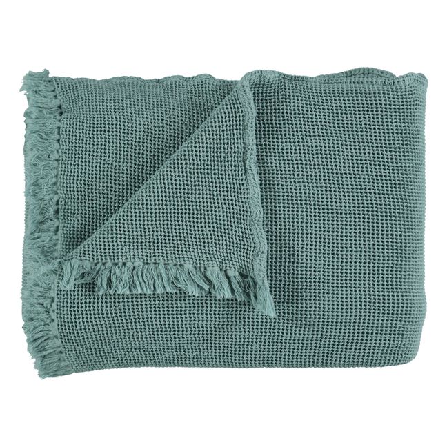 Couverture waffle | Green