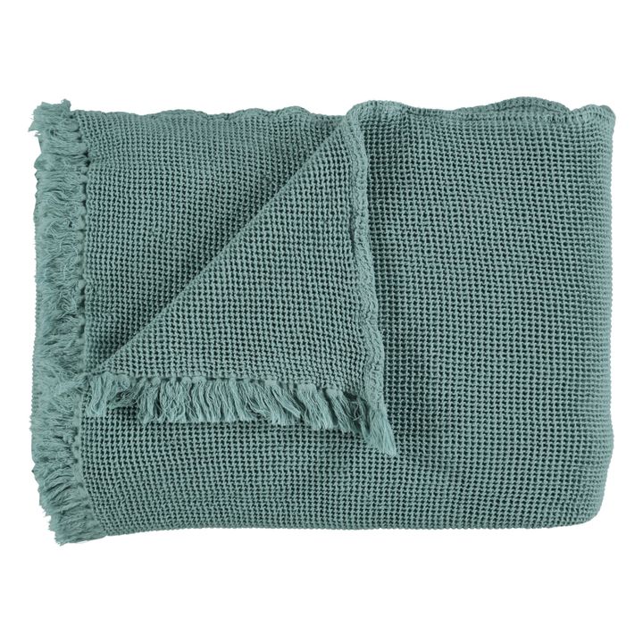 Coperta, modello: waffle | Verde- Immagine del prodotto n°2