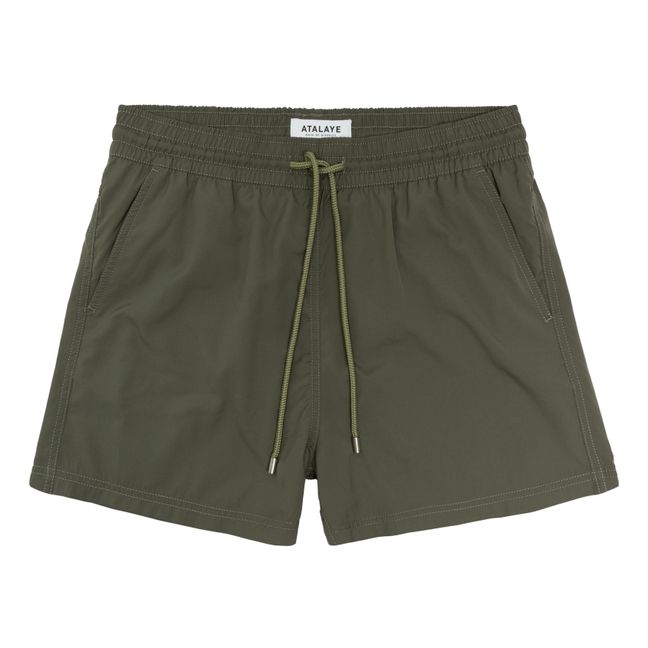 Maillot de Bain Fibres Recyclées | Vert kaki