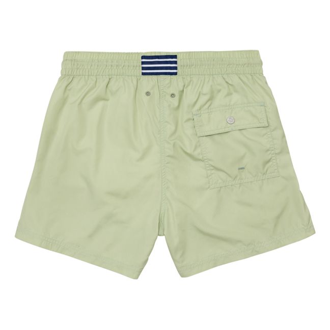 Recycled Fibre Swim Trunks | Pale green