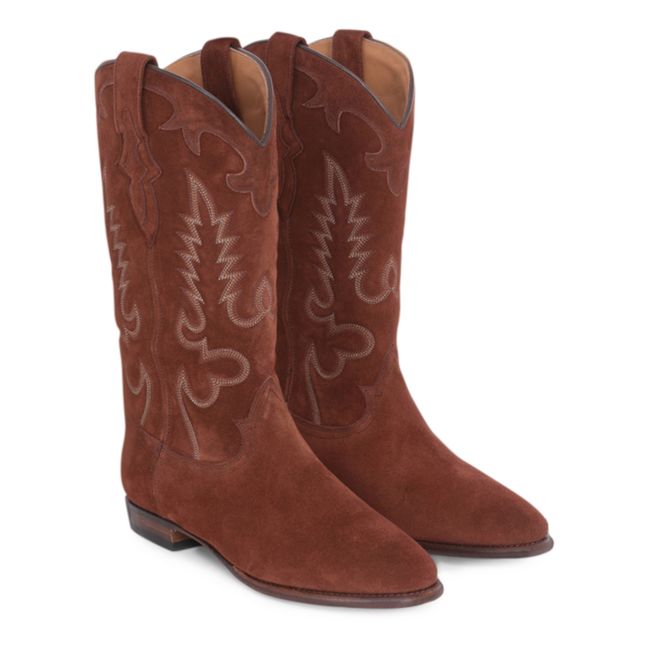 Bottes Midnight Daim | Terracotta