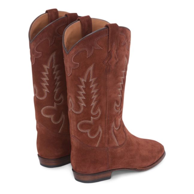 Bottes Midnight Daim | Terracotta