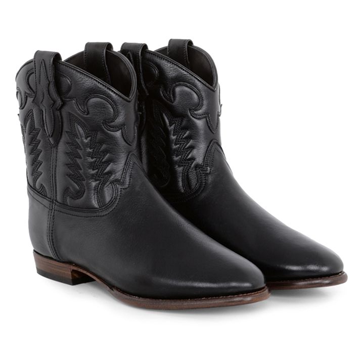 Boots Early Midnight Cuir | Negro- Imagen del producto n°1