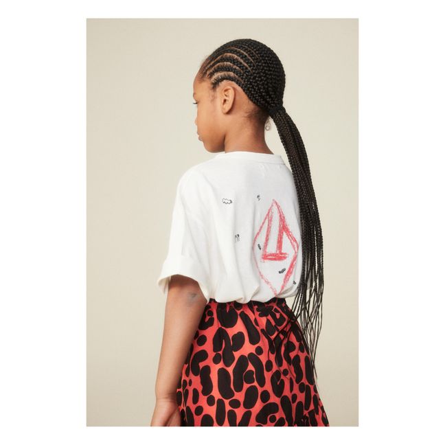 T-Shirt Rooster Oversize | Blanc