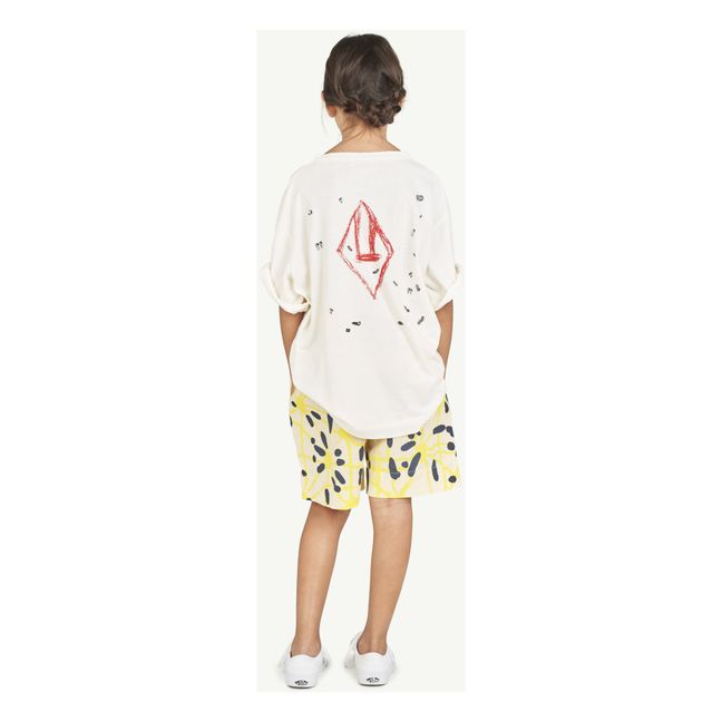 T-shirt, modello: Rooster Oversize | Bianco
