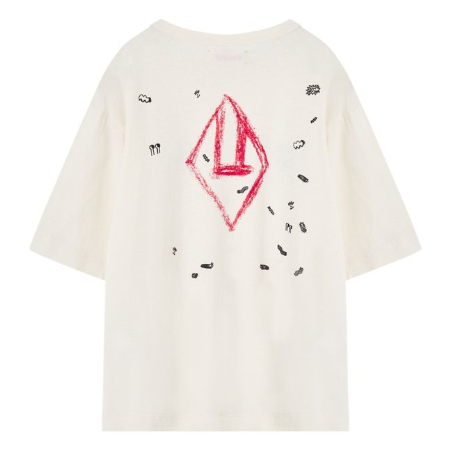 T-Shirt Rooster Oversize | Blanc