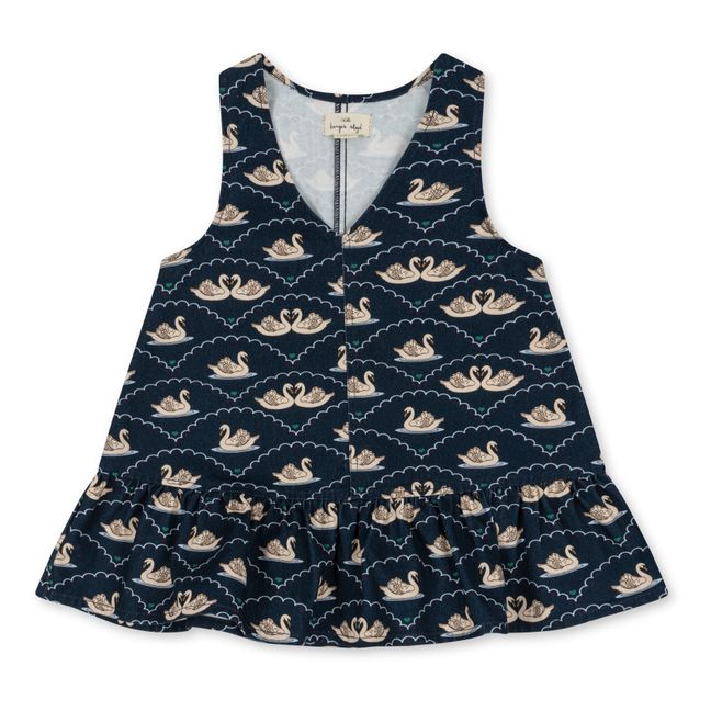 Robe Coton Bio Fen | Bleu marine