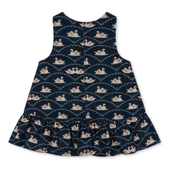 Robe Coton Bio Fen | Bleu marine
