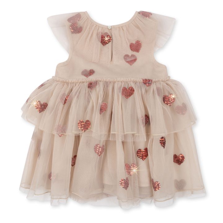 Yvonne Fairy hearts dress | Pale pink- Product image n°11