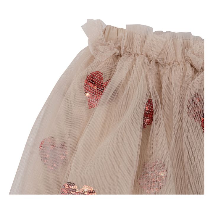 Yvonne hearts skirt | Pale pink- Product image n°2
