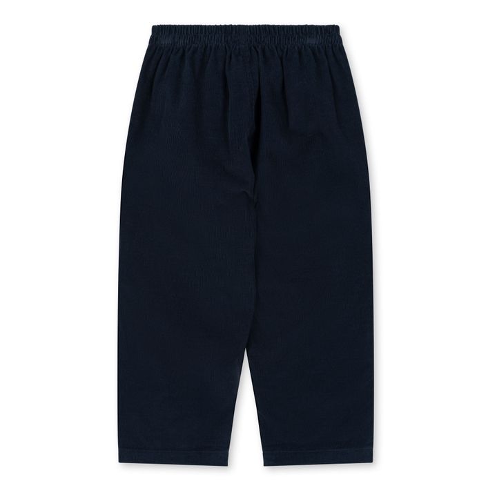 Pantalones de pana de algodón orgánico Pen | Azul Marino- Imagen del producto n°0