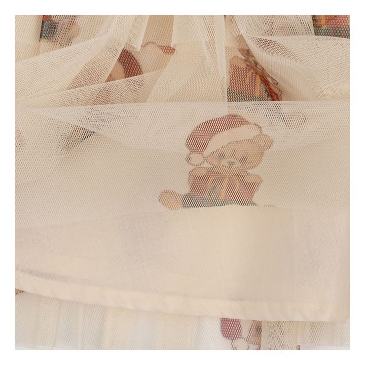 Robe Christmas Pow | Ecru- Image produit n°10