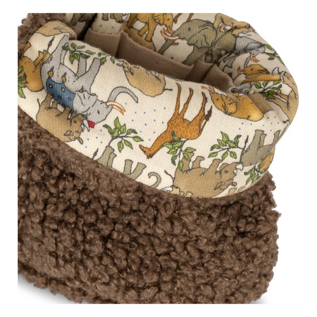 Boots Façon Fourrure Grizz | Marron