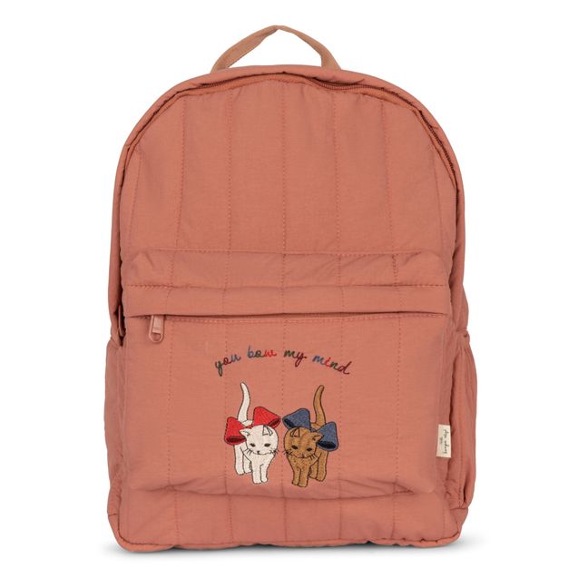 Juno Quilted Cat Backpack | Rosa