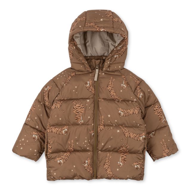 Nuka Tigers Recycled Coat | Brown
