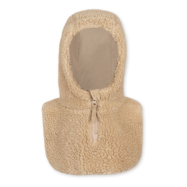Cagoule Façon Fourrure Teddy | Beige