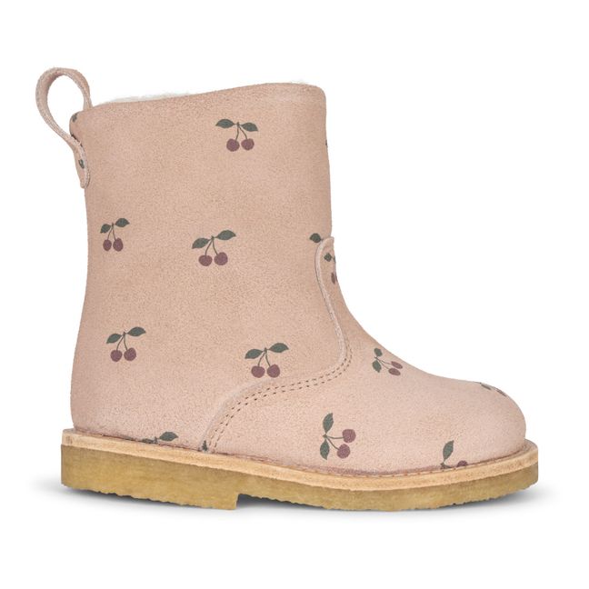 Pippi Pull Fur-Lined Boots | Pale pink