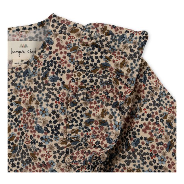 Robe Coton Bio Florale Malis | Beige