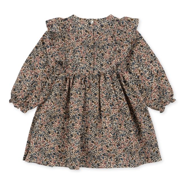 Robe Coton Bio Florale Malis | Beige