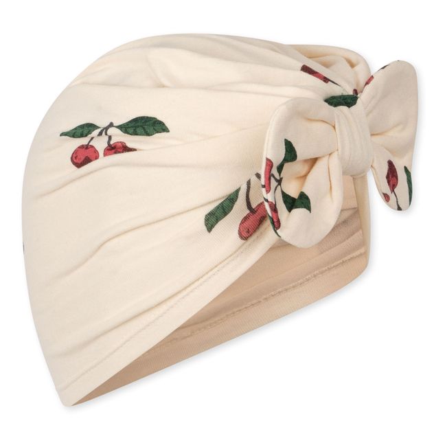Bonnet Turban Coton Bio Bambi | Ecru