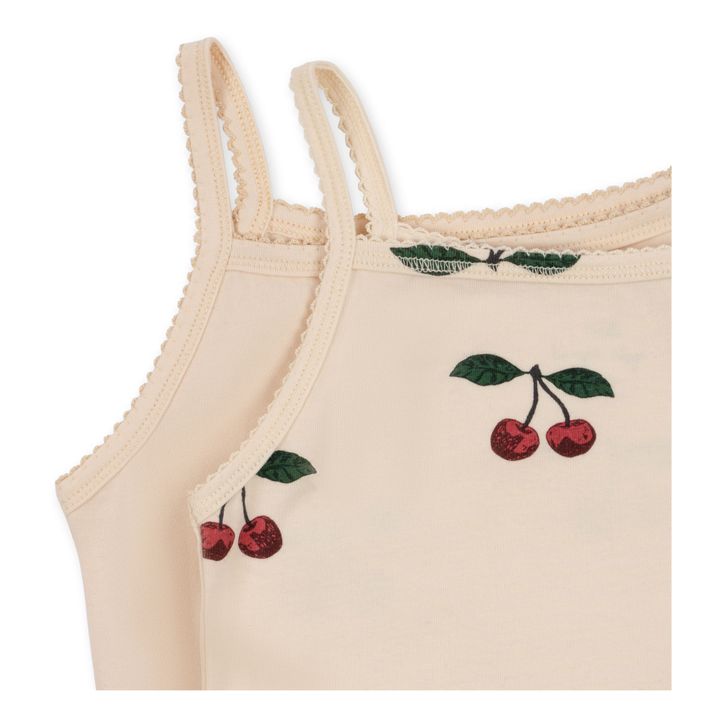 Summer Breeze Organic Cotton Tank Tops - Set of 2 | Beige- Product image n°1