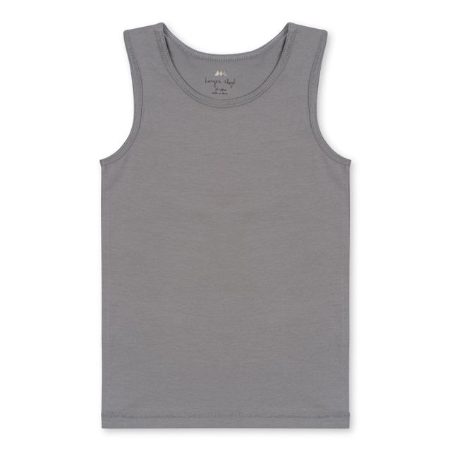 Lot 2 Débardeurs Coton Bio Eléphants | Gris