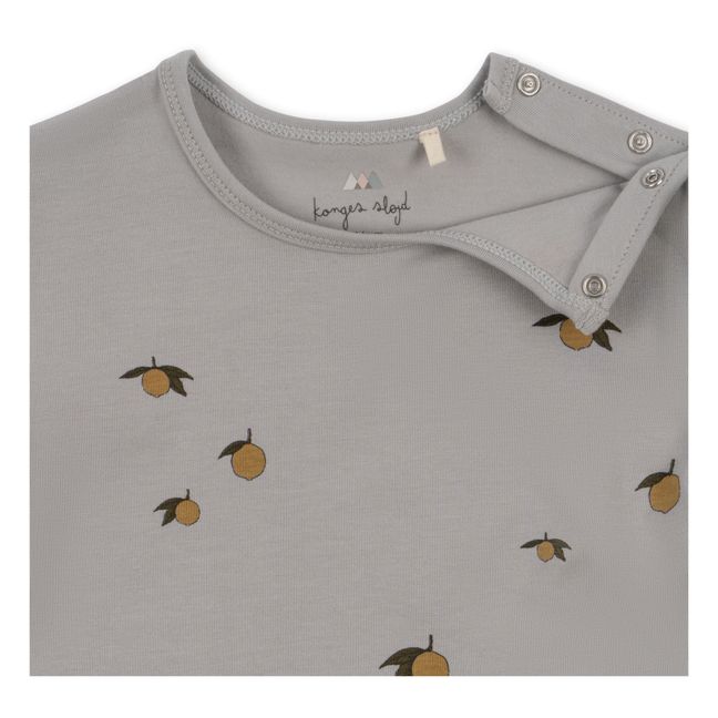 Organic Cotton Lemon T-shirt | Gris