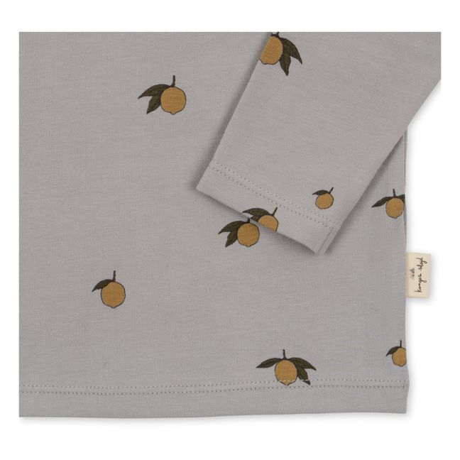 Organic Cotton Lemon T-shirt | Gris