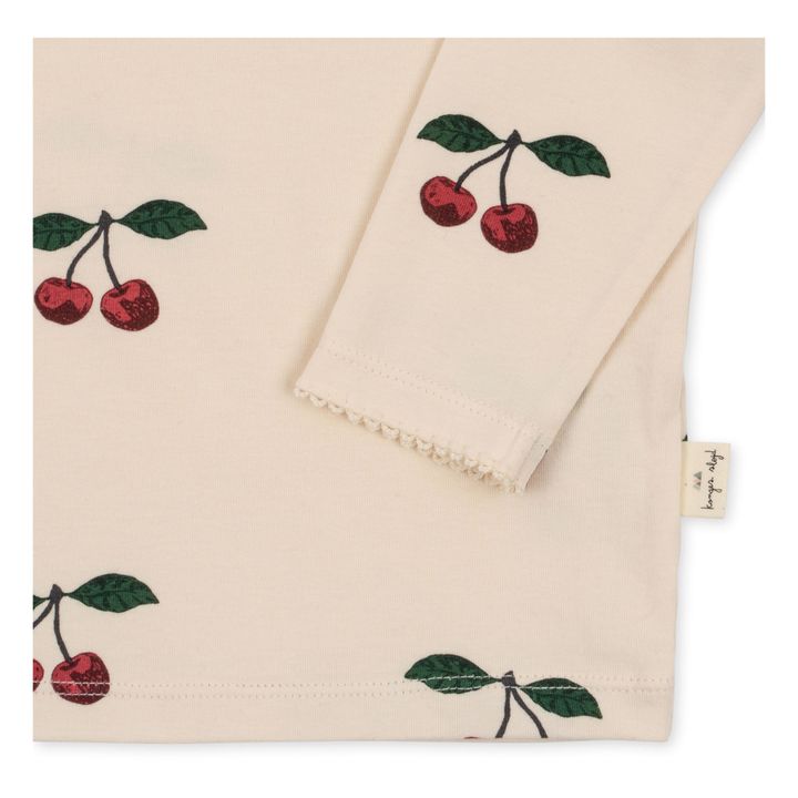 T-Shirt Bio-Baumwolle Kirschen | Seidenfarben- Produktbild Nr. 4