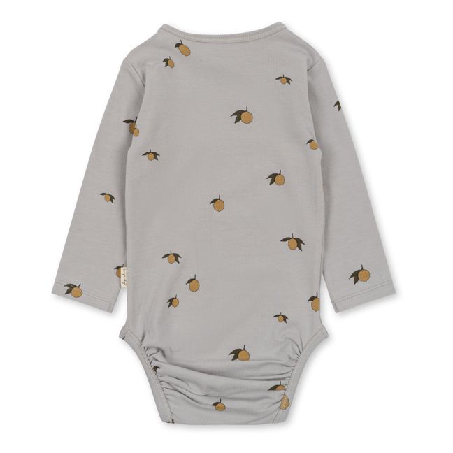 Body Coton Bio Citrons | Gris
